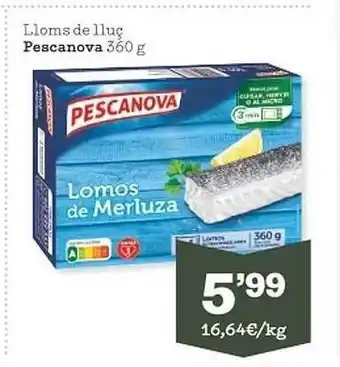Sorli Lloms de lluç pescanova oferta
