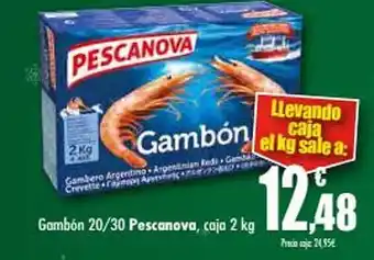 Unide Supermercados Gambon 20-30 pescanova caja oferta