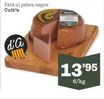 Sorli Paté al pebre negre cuit's oferta