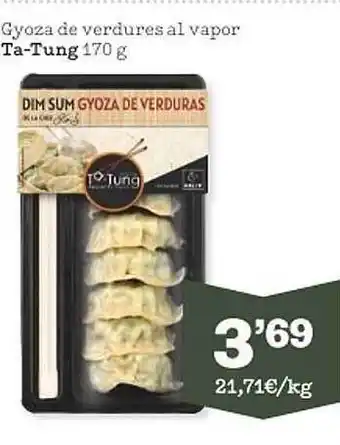 Sorli Gyoza de verdures al vapor ta-tung oferta