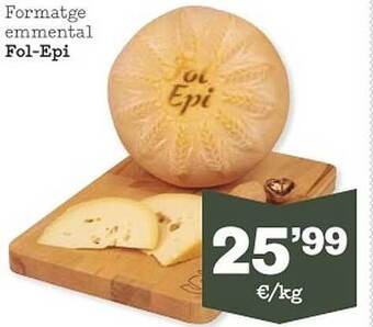 Sorli Formatge emmental fol-epi oferta