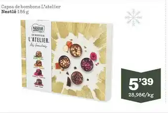 Sorli Capsa de bombons l'atelier nestlé oferta
