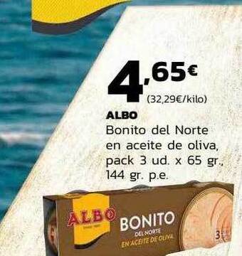 Supermercados Lupa Albo bonito del norte en aceite de oliva oferta