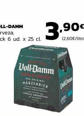 Supermercados Lupa Voll-damm cerveza oferta