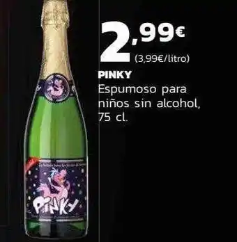Supermercados Lupa Pinky espumoso para niños sin alcohol oferta