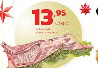 Supermercados Lupa Lechazo con cabeza y asadura oferta