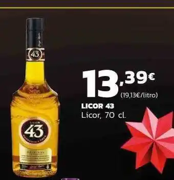 Supermercados Lupa Licor 43 licor oferta