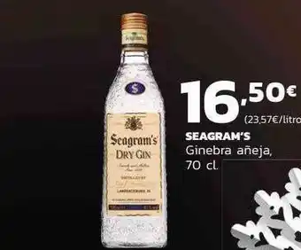 Supermercados Lupa Seagram's ginebra añeja oferta