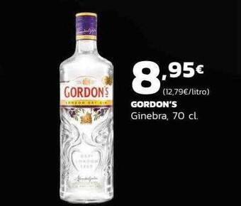 Supermercados Lupa Gordon's ginebra oferta