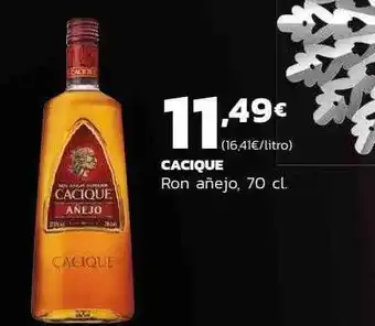 Supermercados Lupa Cacique ron añejo oferta