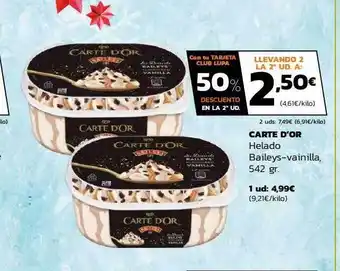 Supermercados Lupa Carte d'or helado baileys-vainilla oferta