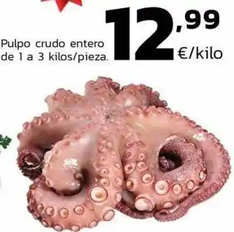 Supermercados Lupa Pulpo crudo entero oferta