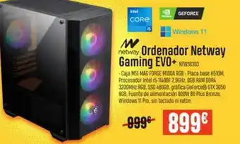 Beep Netway ordenador netway gaming evo+ oferta