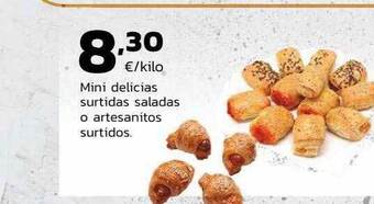 Supermercados Lupa Mini delicias surtidas saladas o artesanitos surtidos oferta