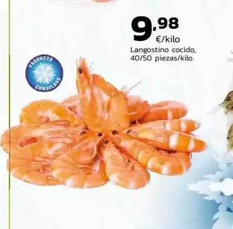 Supermercados Lupa Langostino cocido oferta
