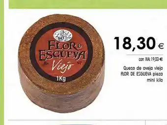 Cash Ifa Queso de oveja viejo flor de esgueva pieza mini oferta