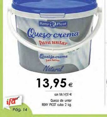 Cash Ifa Queso de untar reny picot cubo oferta
