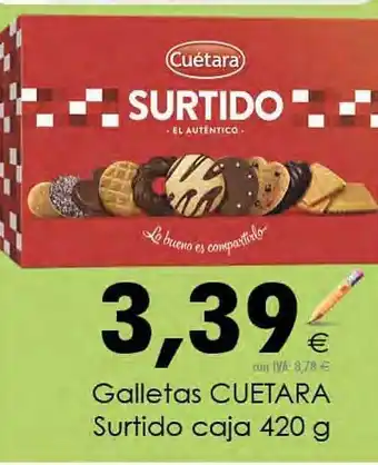 Cash Ifa Galletas cuetara surtido caja oferta