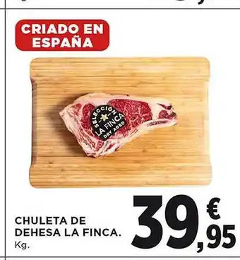 El Corte Inglés Chuleta de dehesa la finca oferta