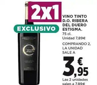 El Corte Inglés Vino tinto d.o. ribera del duero estigma oferta