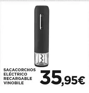 El Corte Inglés Sacacorchos elétrico recargable vinobile oferta