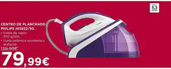 El Corte Inglés Centro de planchado philips hi5922 30 oferta