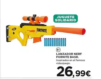 El Corte Inglés Lanzador nerf fornite basr oferta