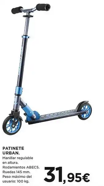 El Corte Inglés Patinete urban oferta