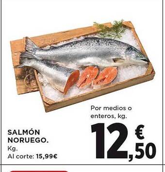 El Corte Inglés Salmón noruego oferta