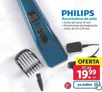Lidl Philips recortadora de pelo oferta
