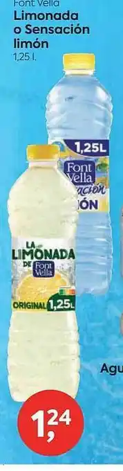 Suma Supermercados Font vella limonada o sensación limón oferta