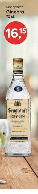 Suma Supermercados Seagram's ginebra oferta