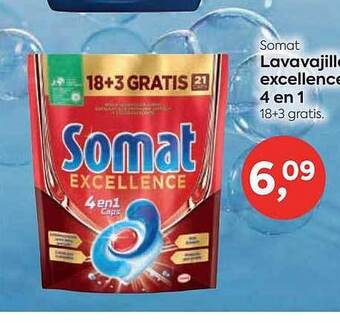 Suma Supermercados Somat lavavajillas excellence 4 en 1 oferta