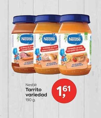 Suma Supermercados Nestlé tarrito variedad oferta