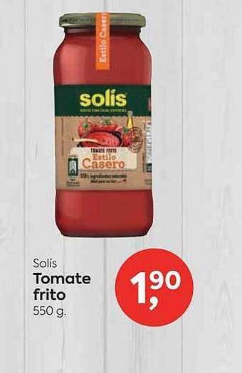 Suma Supermercados Solis tomate frito oferta