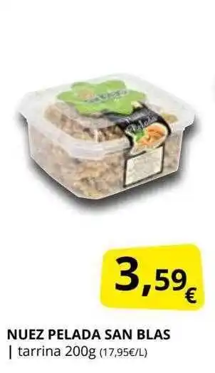 Supermercados MAS Nuez pelada san blas tarrina oferta