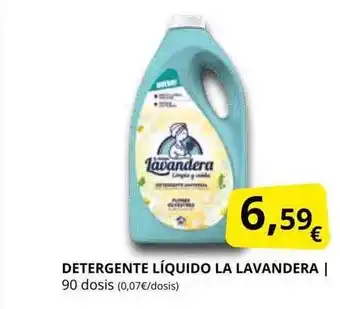 Supermercados MAS Detergente líquido la lavandera 90 dosis oferta