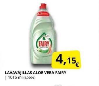 Supermercados MAS Lavavajillas aloe vera fairy oferta
