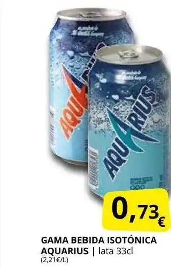 Supermercados MAS Gama bebida isotónica aquarius oferta