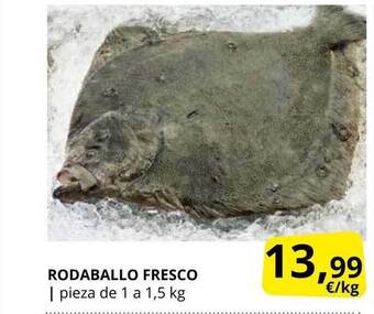 Supermercados MAS Rodaballo fresco oferta