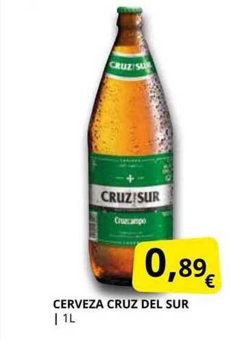 Supermercados MAS Cerveza cruz del sur oferta