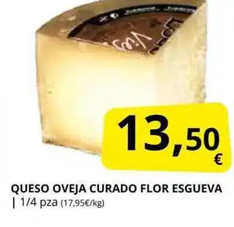 Supermercados MAS Queso oveja curado flor esgueva oferta