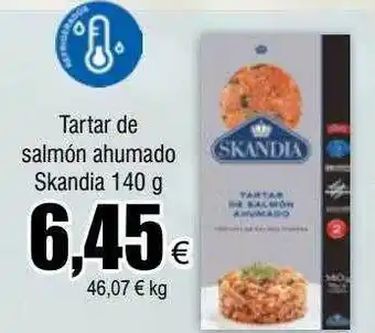 FROIZ Tartar de salmón ahumado skandia oferta