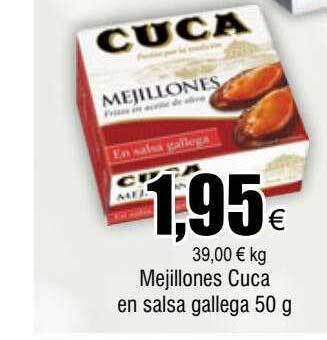 FROIZ Mejillones cuca en salsa gallega oferta