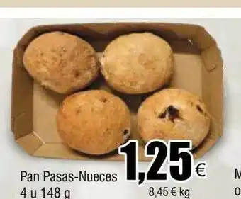 FROIZ Pan pasas-nueces 4 oferta