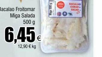 FROIZ Bacalao froitomar miga salada oferta