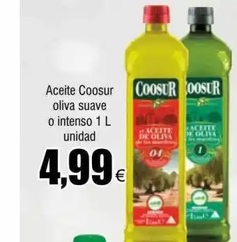 FROIZ Aceite coosur oliva suave o intenso unidad oferta