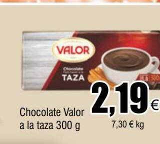 FROIZ Chocolate valor a la taza oferta