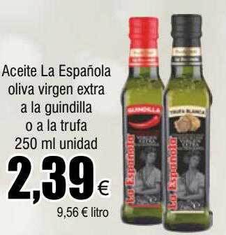 FROIZ Aceite de española oliva virgen extra a la guindilla o a la trufa oferta
