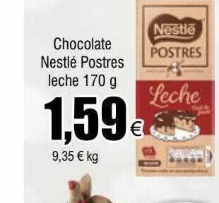 FROIZ Chocolate nestlé postres leche oferta